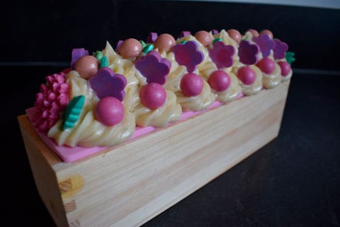 savon "fleur de cerisier" terminé