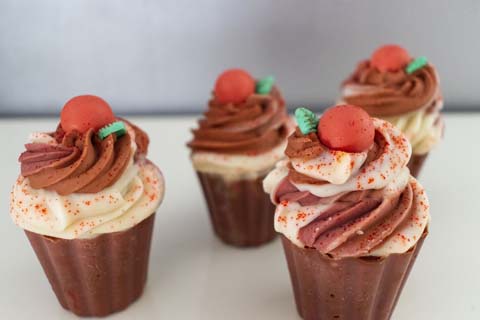 cupcakes à la fraise