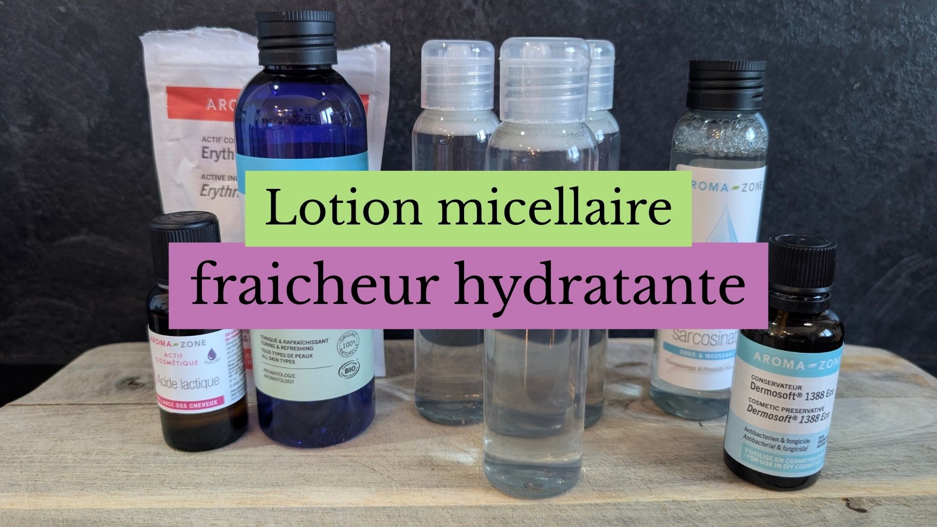 couverture eau micellaire maison
