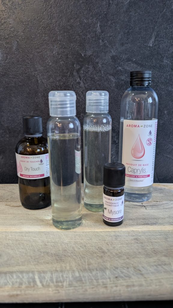 huile sèche pour cheveux maison