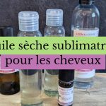 huile sèche cheveux maison