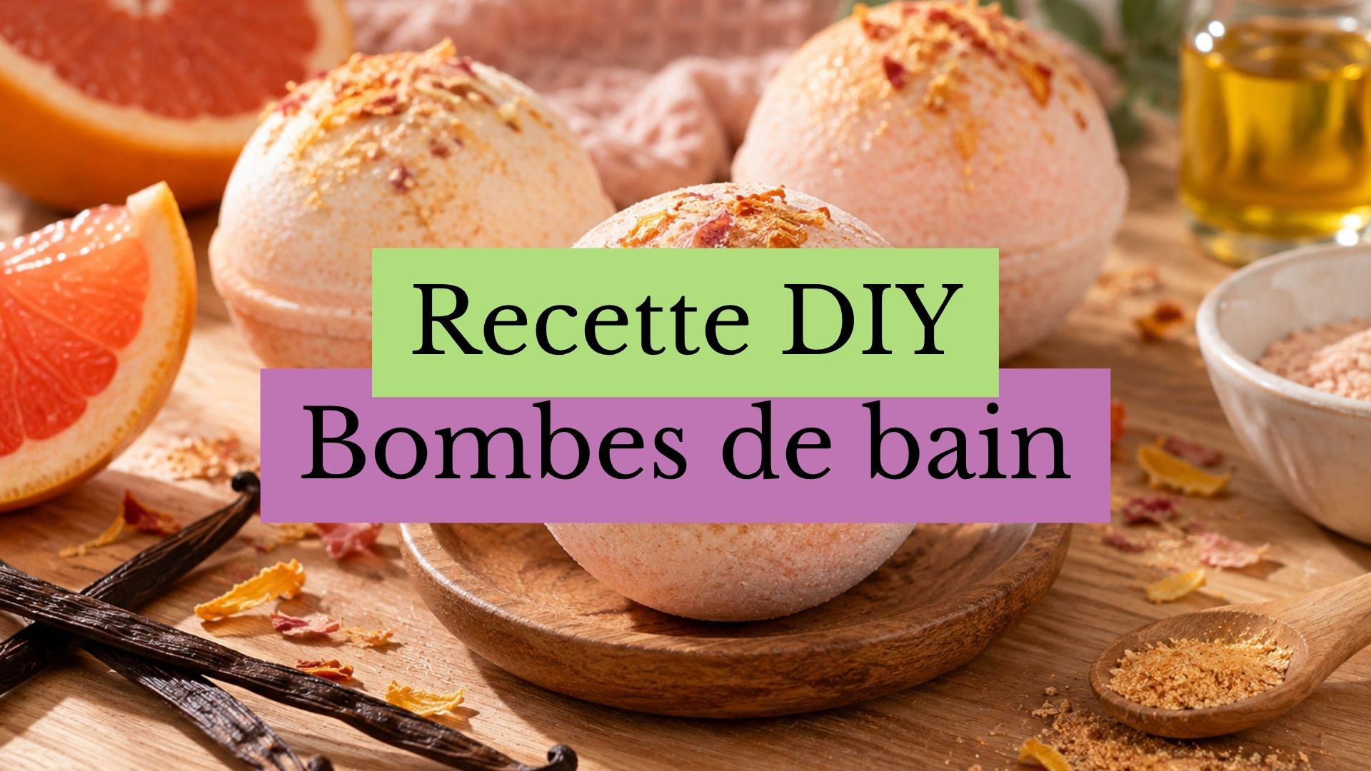 bombes de bain maison