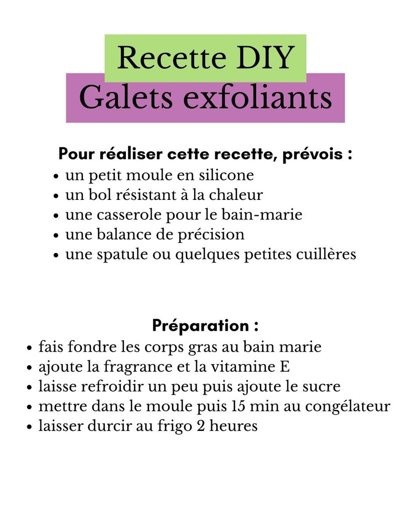 préparation du gommage solide au sucre de canne