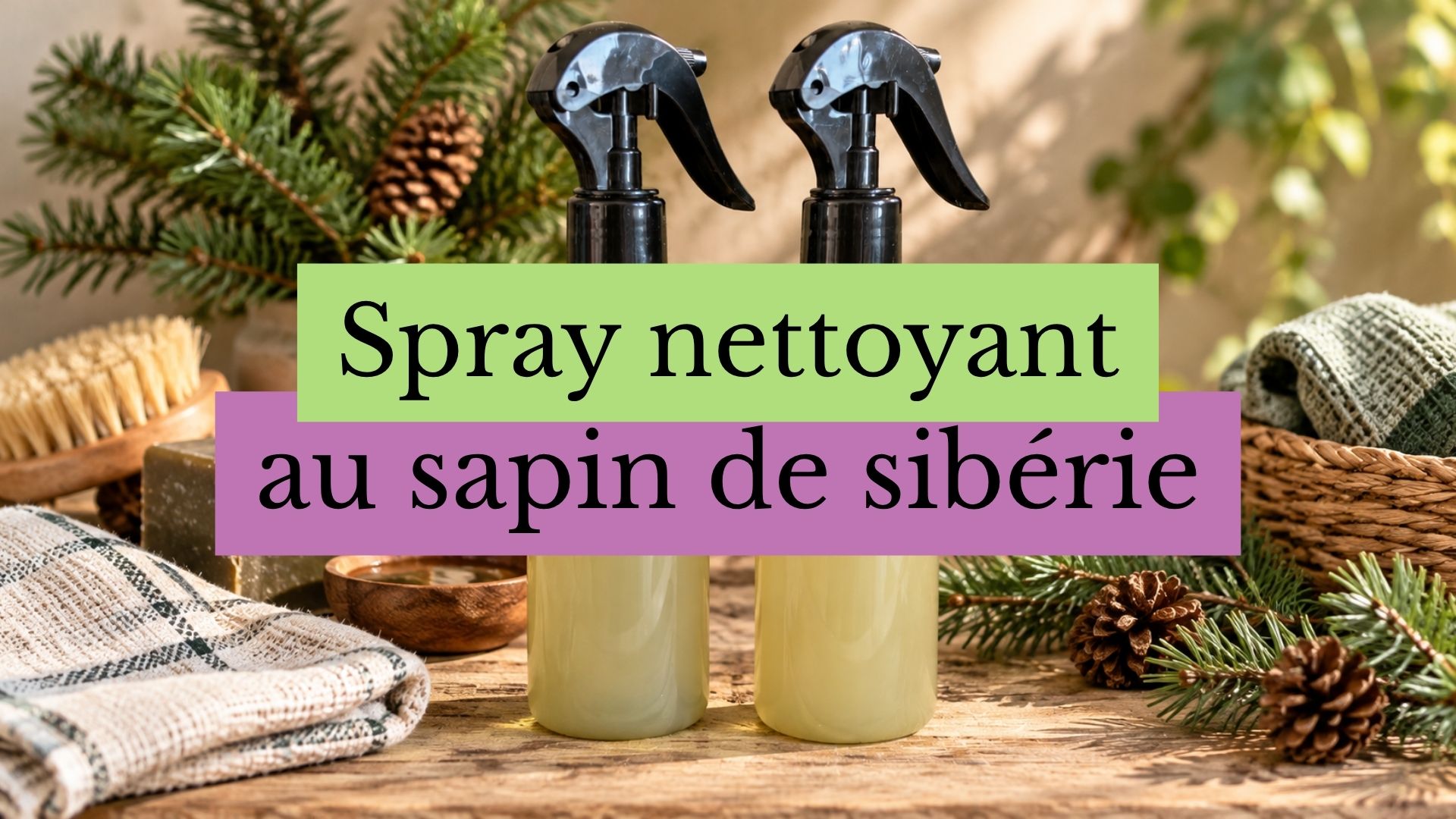 spray nettoyant multi-usage au savon noir